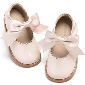 Pink Bow Kids Shoes